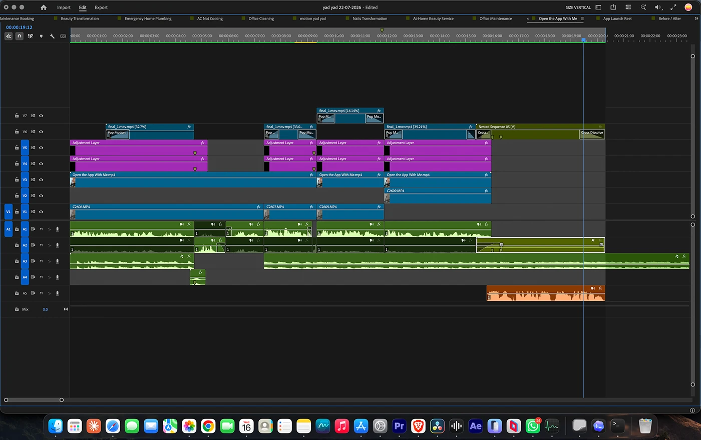 YAD YAD App editing timeline 4