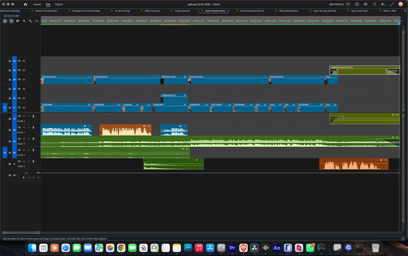 YAD YAD App editing timeline 6