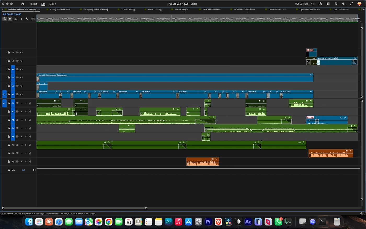 YAD YAD App editing timeline 12